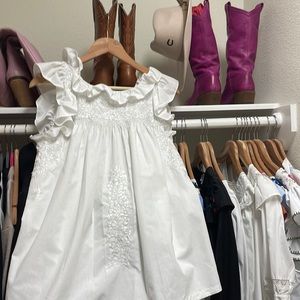 Mi Golondrina white blouse